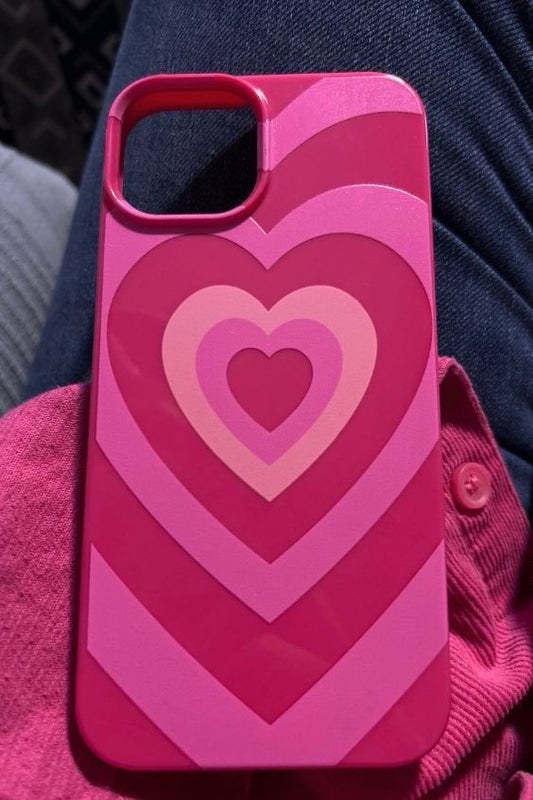Pink Heart iphone case