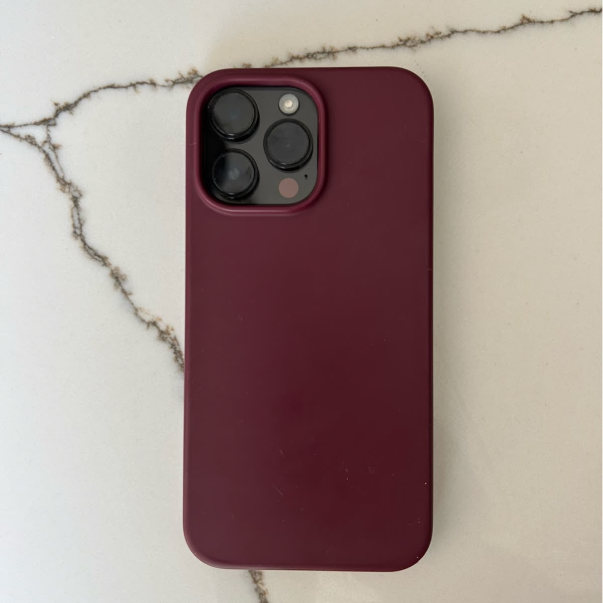 Burgundy silicon