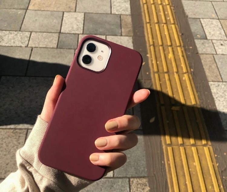 Burgundy silicon