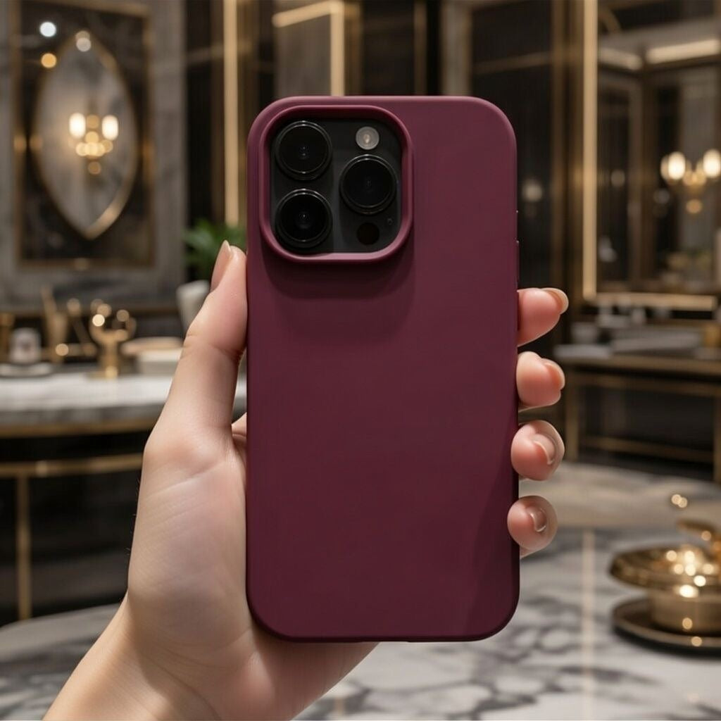 Burgundy silicon
