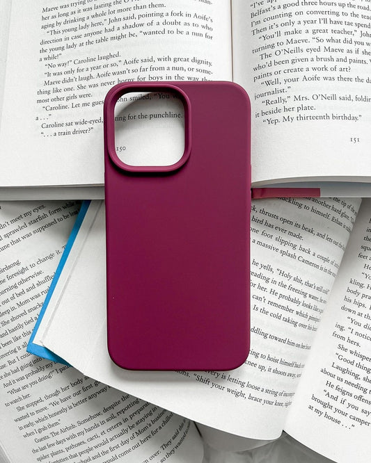 Burgundy silicon