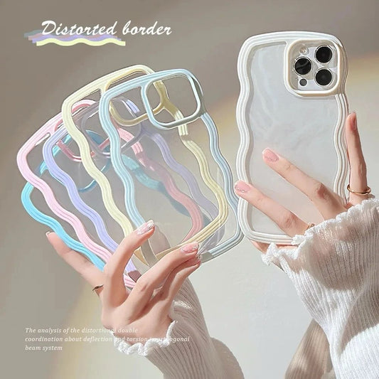 Wavy Clear Iphone Case