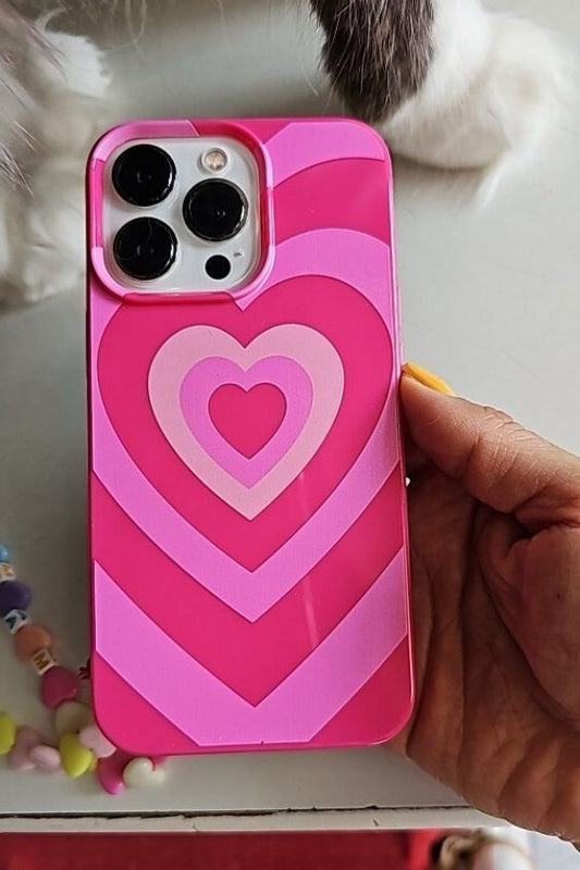 Pink Heart iphone case