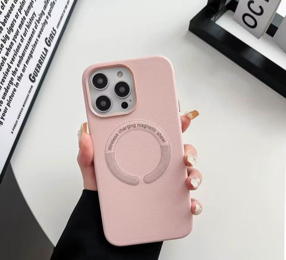 Luxury Leather Case For Magsafe