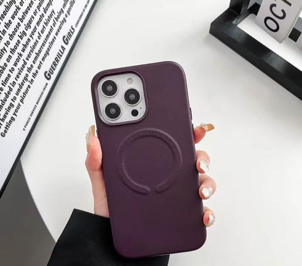 Luxury Leather Case For Magsafe